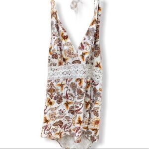 Self Esteem Floral Halter Top